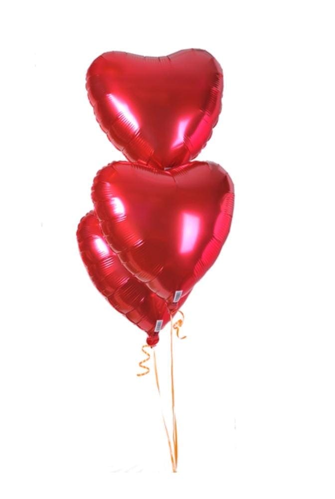 Opulent Fuchsia Pink Roses in a Petite Heart-shaped Gift Set - Harrys Flowers London