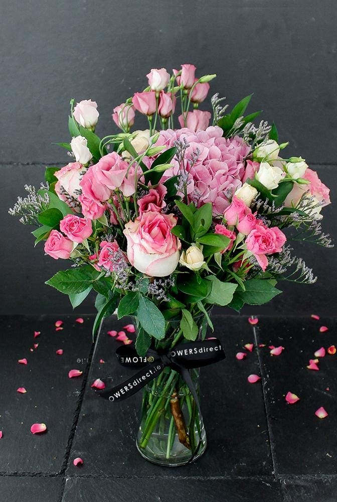 Pretty in Pink Floral Delight - Harrys Flowers London