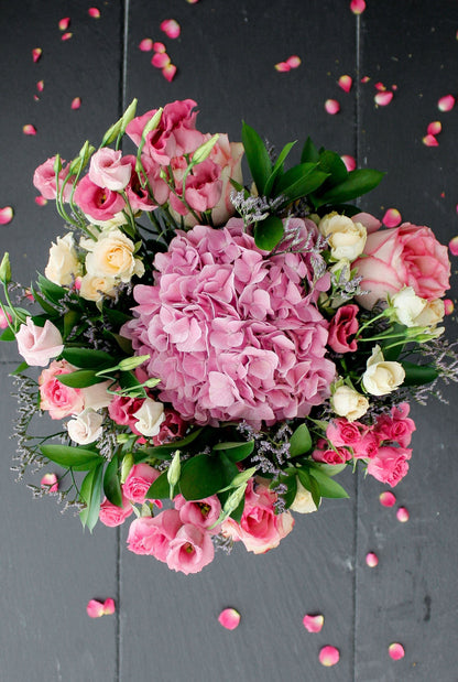 Pretty in Pink Floral Delight - Harrys Flowers London