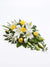 Rose and Lily Spray Yellow & White - Harrys Flowers London